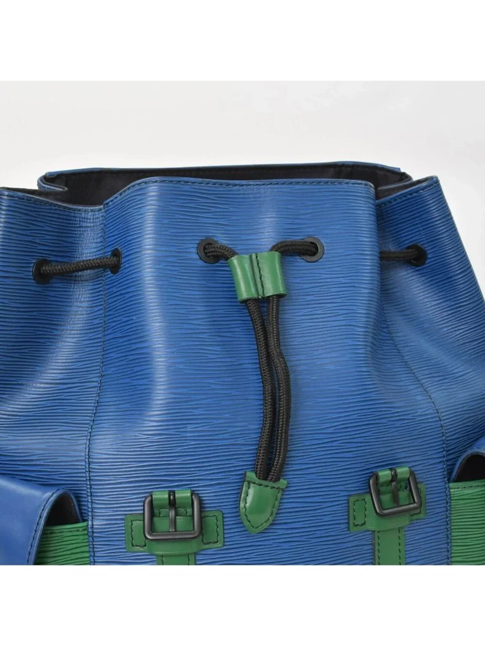 Louis Vuitton Epi Christopher PM Backpack Blue Red Green